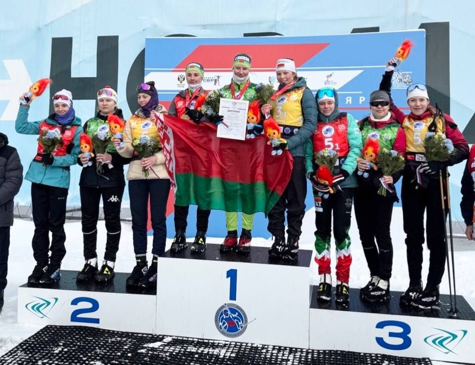 ЗОЛОТО из Красноярска! Белорусские юниорки выиграли Первенство России в эстафете!