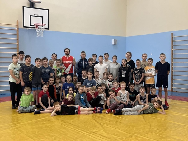 Мастер-класс для спортсменов-учащихся с участием членов национальной команды Республики Беларусь по борьбе вольной