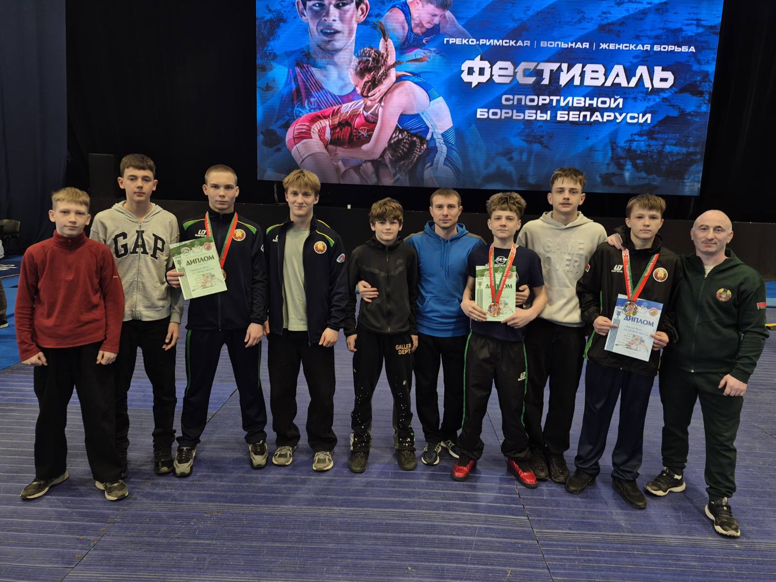 Спартакиада ДЮСШ Республики Беларусь по борьбе вольной среди юношей и девушек 2011-2012 гг.р.