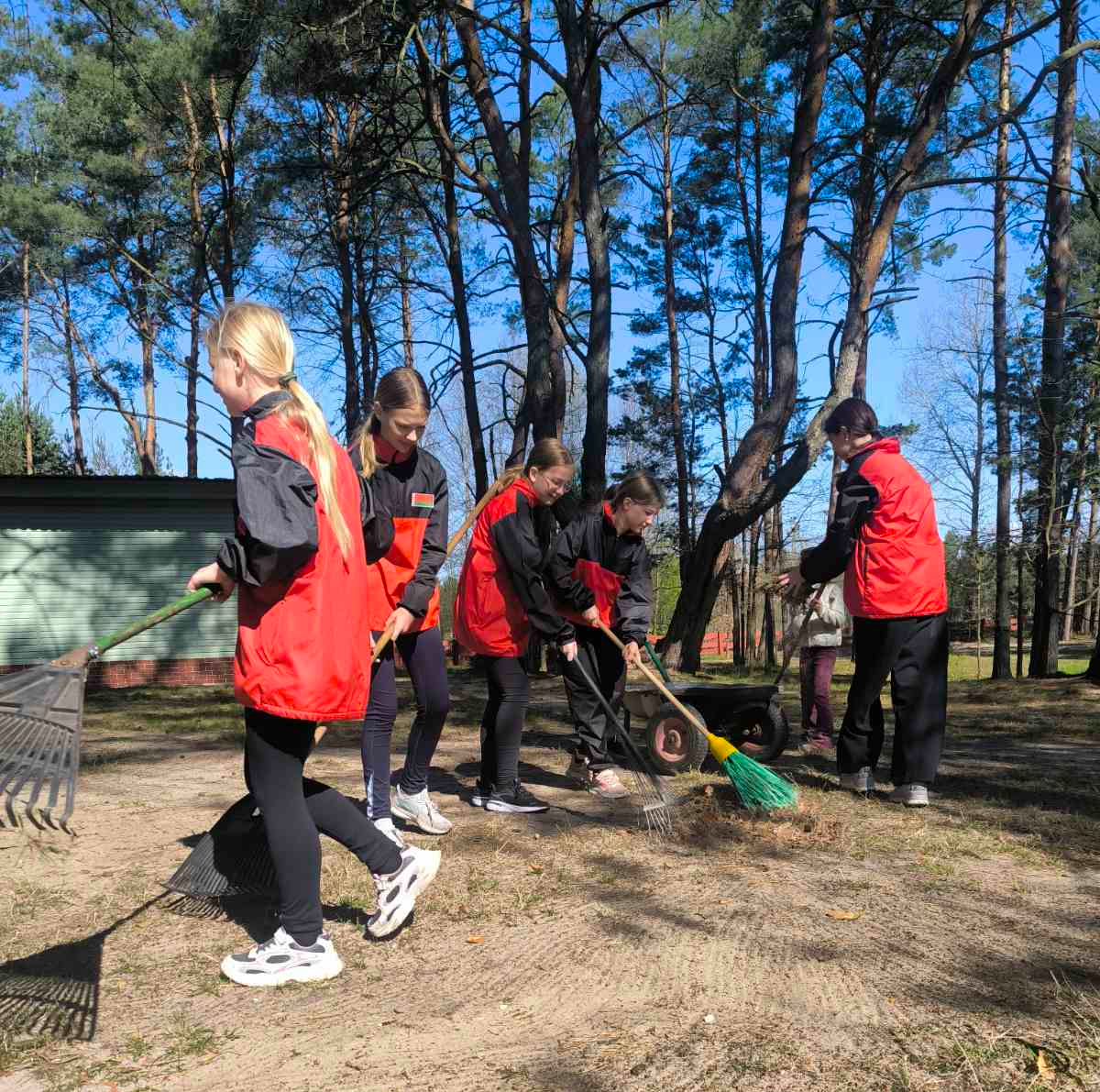 Учреждение "Брестская областная центральная СДЮШОР профсоюзов по легкой атлетике" присоединилось к республиканскому субботнику